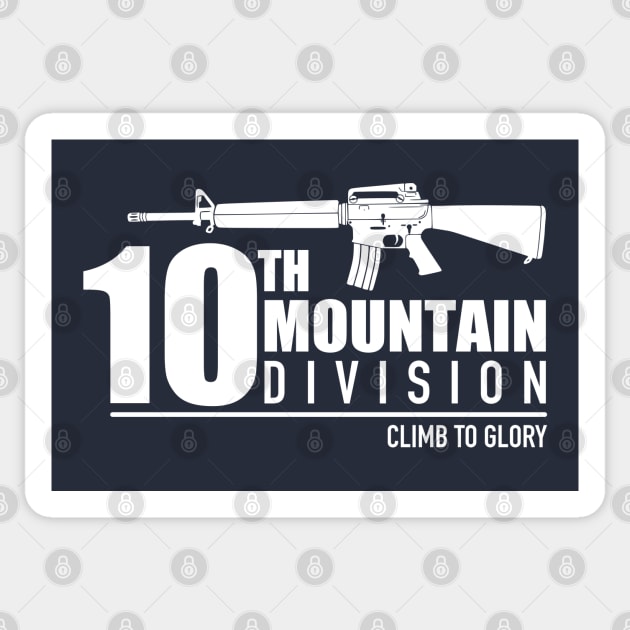 10th Mountain Division Sticker by TCP